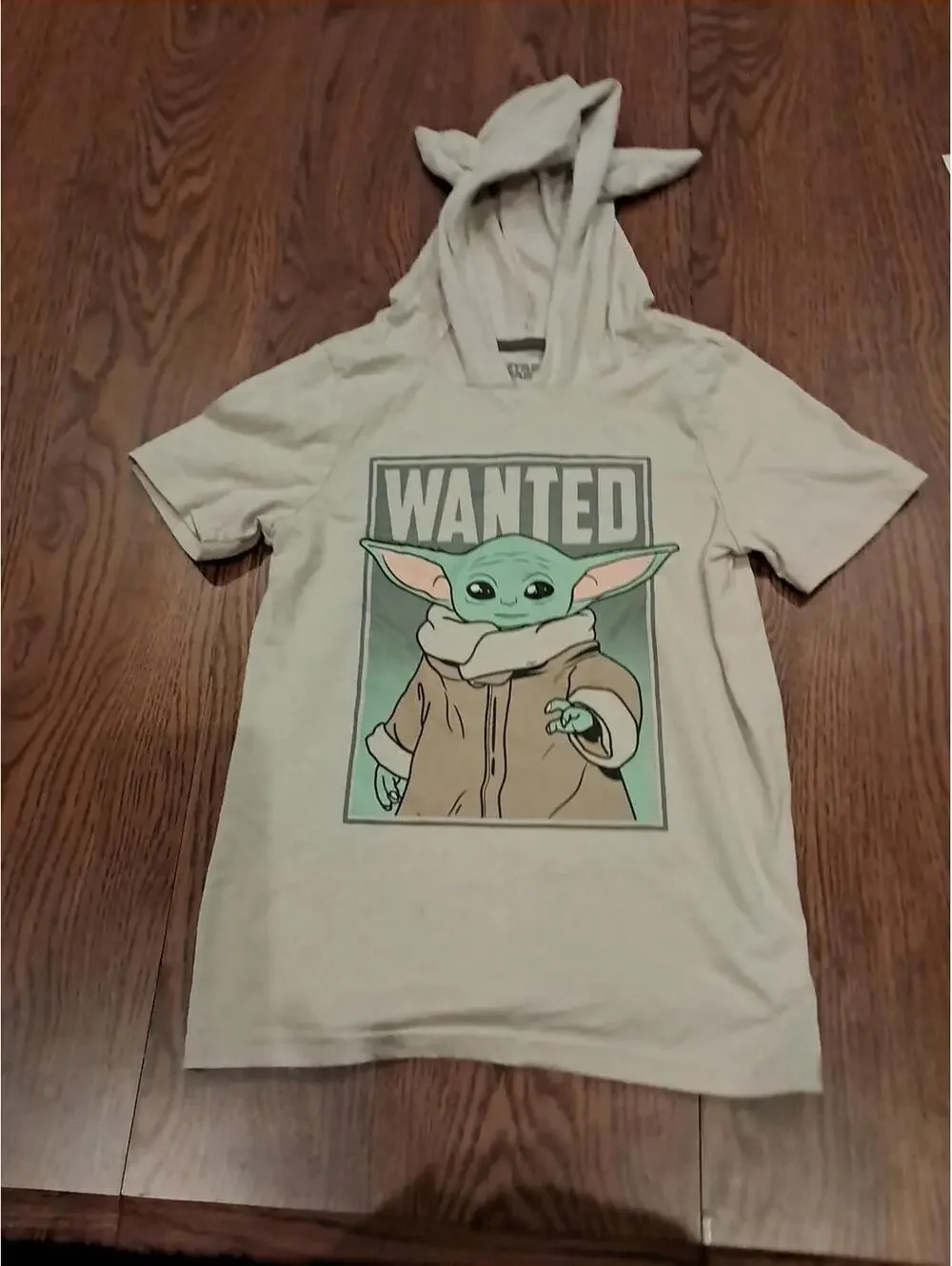 Star‎ Wars Offical Yoda Ears Hood. Boys Size 8  Adorable Mandalorian